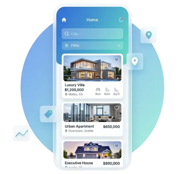 Our Real Estate Apps Salon Professional App Panel