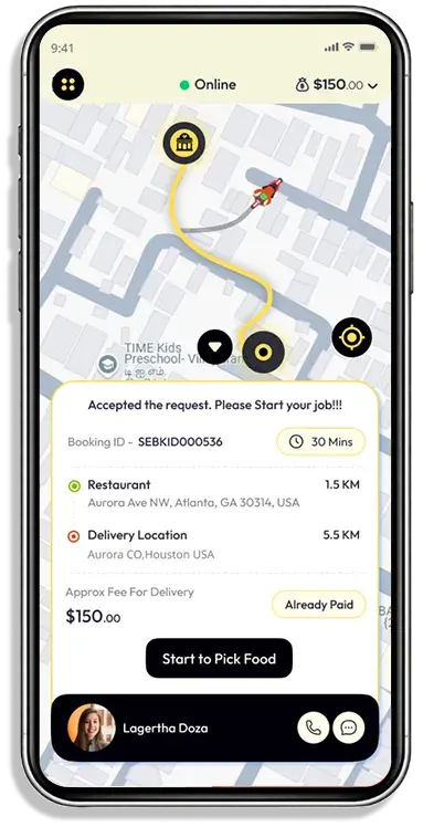 Delivery Partner Restaurant Delivery Partner