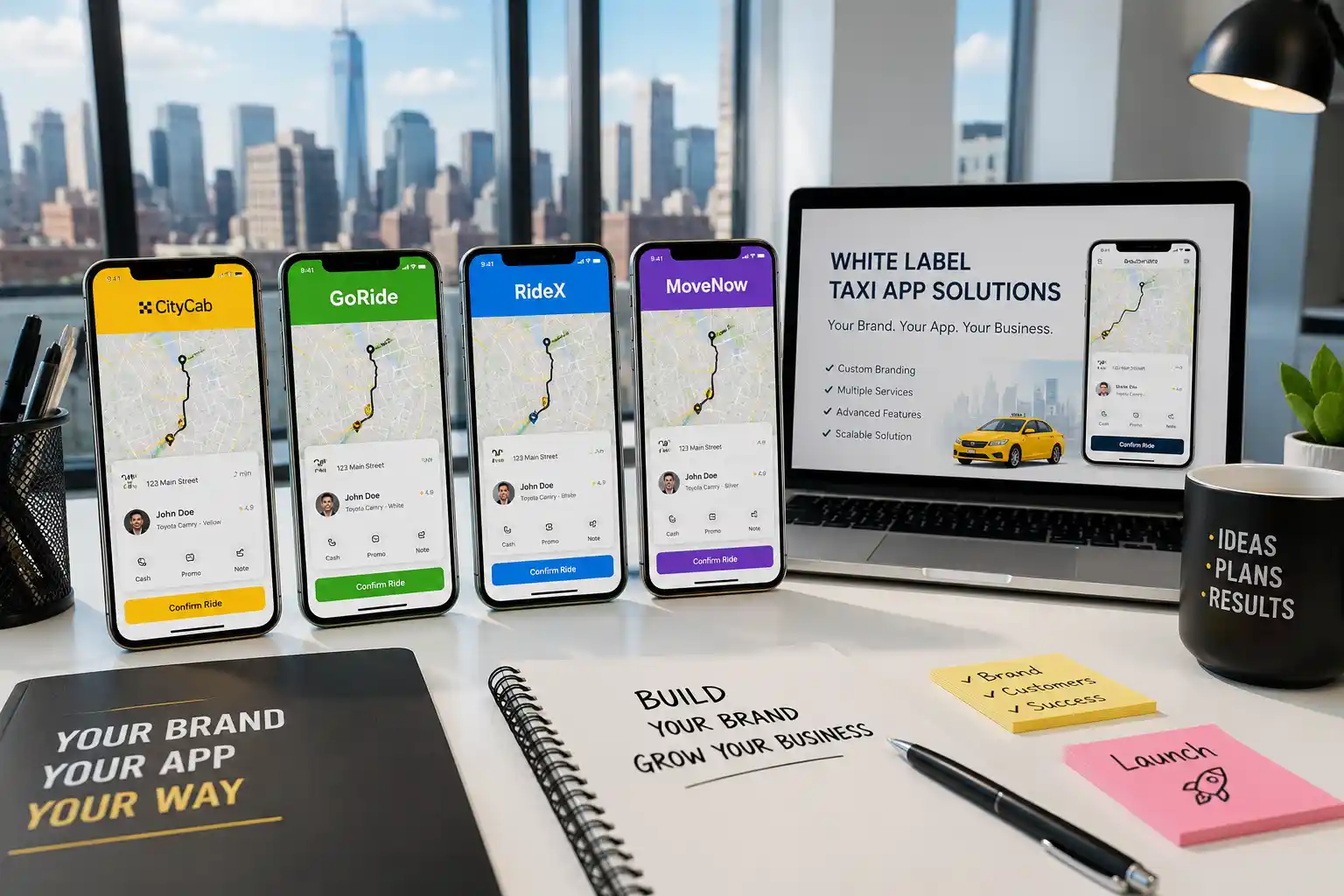 White Label Taxi App