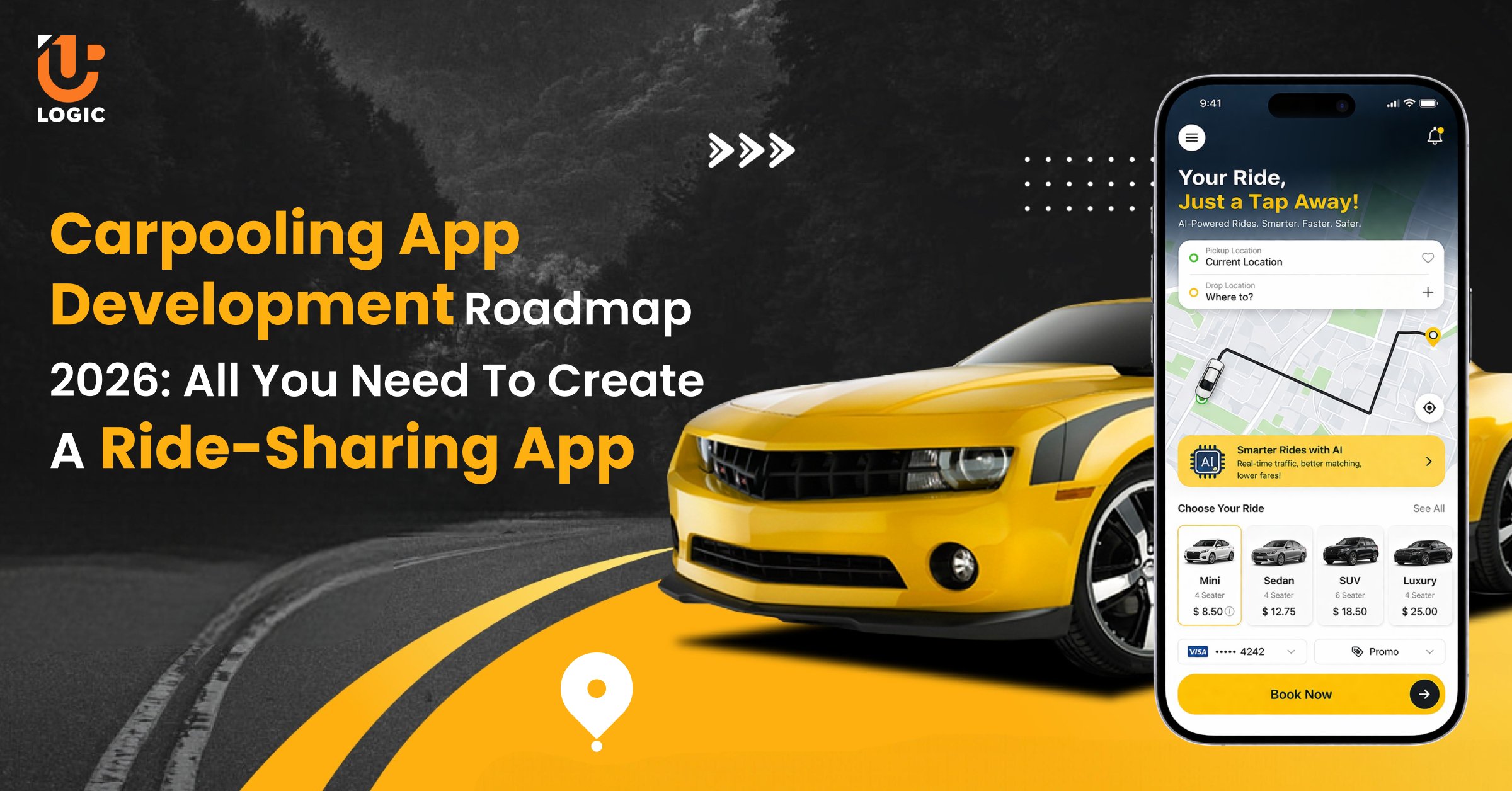 Carpooling App Development Roadmap 2026: All You Need to Create a Ride-Sharing App